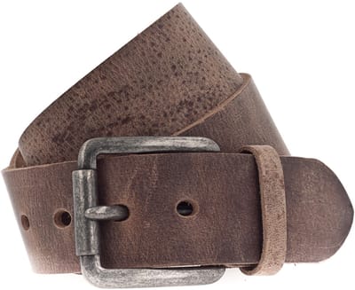 Vanzetti Leren riem Denim Love 45mm Leather Belt W105 Light Brown bruine