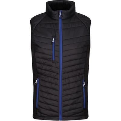 Regatta Heren Navigate Hybride Body Warmer (Zwart/Nieuw Royal)