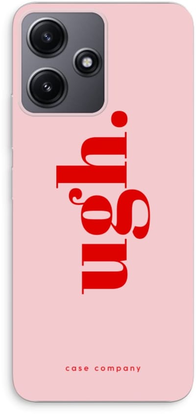 Case Company® - Hoesje geschikt voor Xiaomi Redmi 12 hoesje - Ugh - Soft Cover Telefoonhoesje - Bescherming aan alle Kanten en Schermrand