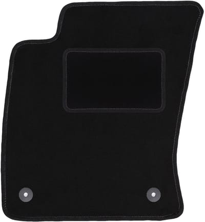 Chauffeursmat zwart voor: Audi A8 D3 sedan (2002-2009)