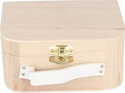 Artemio houten koffertje 13x9,5 cm