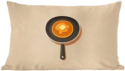 Sierkussens - Kussentjes Woonkamer - 60x40 cm - Pannenkoek - Koekenpan - Boter - Minimalistisch