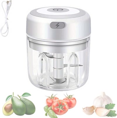 Xerolax Vleesmolen - Gehaktmolen - Meat Grinder - Elecktrisch - Machine - Foodprocessor - Meat Mincer - Keukenmixer - Keukenmachine - Automatisch - 250ML - Wit