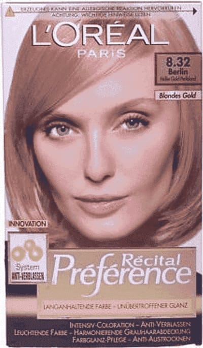 Loreal Haarverf Récital Préférence - nr. 8.32 Goud Parelblond