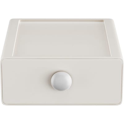 Tiroir de rangement de bureau multifonctionnel, gain de place, grande capacité, rangement pour fournitures de bureau blanc