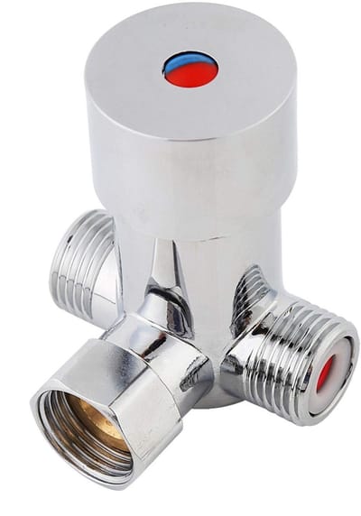 Dailygoods- Mengkraan Automatisch - Thermostatische Mengkraan - Warm/Koud Water - Messing Klep - 20m3/h - Temperatuurregelaar - Thermostatische Kraan