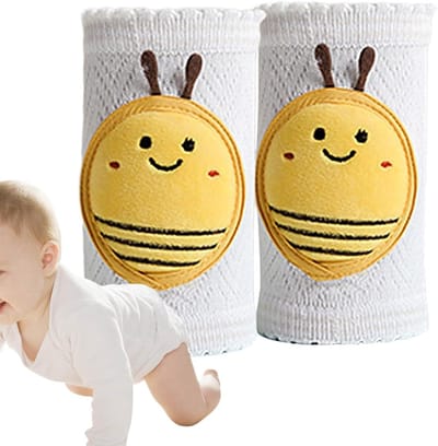 Baby Kniebeschermers - Peuter Kruipmatten - Veilig Kruipen - Antislip Zacht - 0-3 Jaar - Dierenpatroon