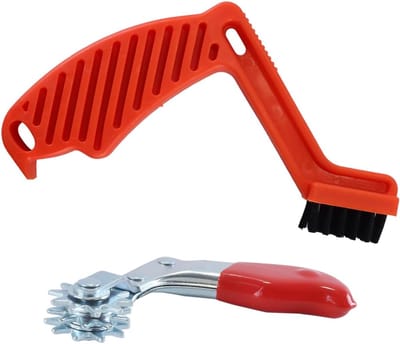 Polijstset - Reinigingsborstel Slijpschijf - Lakonderhoud Auto - Effectieve Vuil Verwijdering - 19 x 184 x 32 cm - Rood