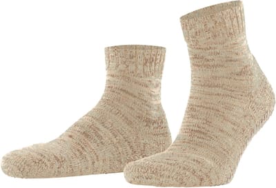 FALKE Cotton Grip Noppen op de zool katoen Huissokken heren wit - maat 43-46