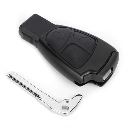 Dailygoods- Autosleutel Vervanging 3 Knoppen - Sleutelbehuizing - Smart Key - Antislip - Compact - Bescherming tegen Slijtage - Sleutelhanger