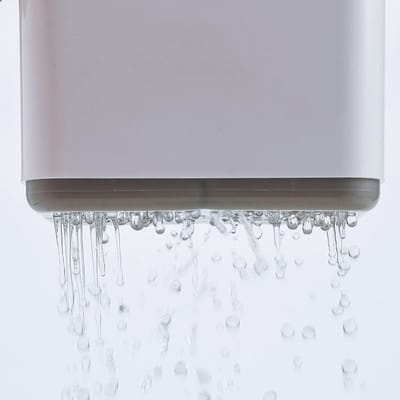 Bestekhouder voor Keuken - Compacte Organiser voor Bestek - Drainer voor Vorken Messen Lepels - 14.7 x 10 x 13.6 cm - Zwart