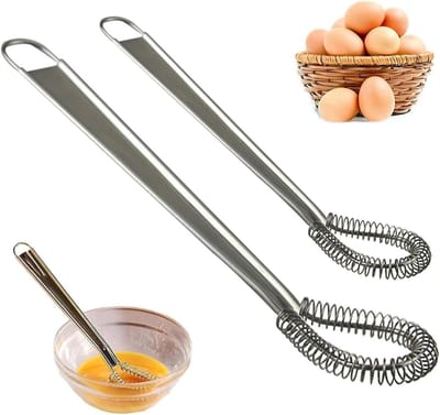 Roestvrijstalen Garde Set voor Mixen, Koken en Kloppen van Slagroom - 2 Stuks voor Keuken Gebruik