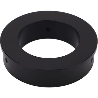 Stereo Microscoop Camera Adapter Ring 76mm naar 50mm Aluminiumlegering voor 120X 180X 300X Monoculair C-Mount Objectief black
