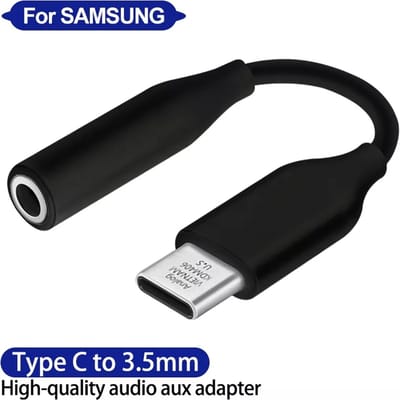 VIKEFON - High Quality Digital USB-C naar 3.5mm JACK AUX Audio Adapter met DAC - Zwart