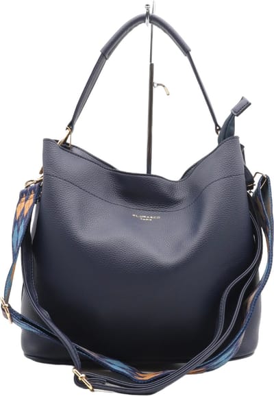 Damestas - Flora & Co - Bag in bag/tas in tas - handtas/crossbody - fashion riem - blauw
