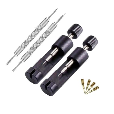 NTHProducts - Horlogemakersgereedschap - 4-delig set - Voor het inkorten van horlogebanden - Geschikt voor precisie reparaties - Duurzaam en gebruiksvr...