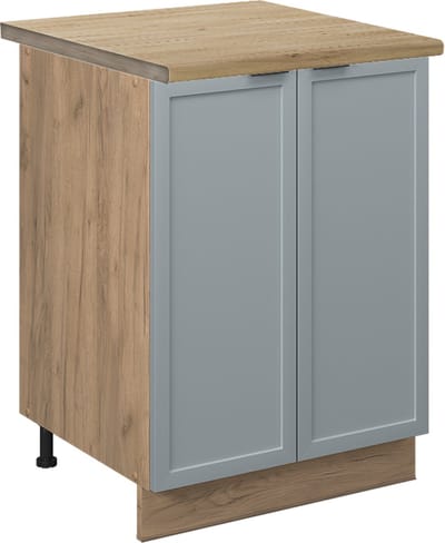 Vicco Fame-Line Keukenonderkast – 60 cm, WB Eik Licht blauw-grijs