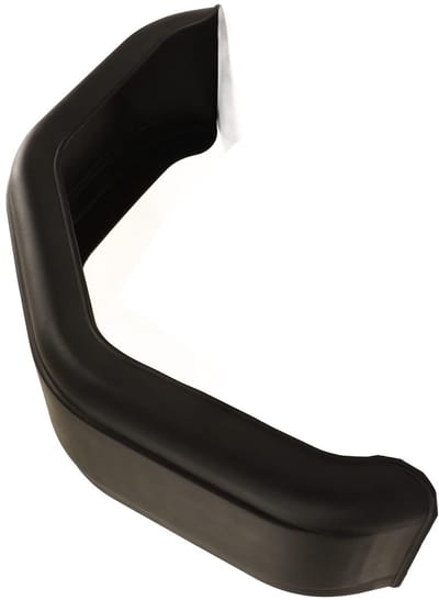 Dailygoods- Wielspatbord Krasbestendig - Spatbord Aanhangwagen - Spatbord 15 Inch - Spatbord 14 Inch - Spatbord PE - Afgeronde Hoeken 760x325x220 mm