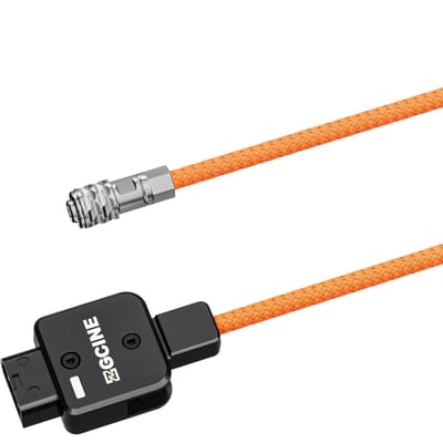 ZGCINE DT-BMD D-Tap naar 2-pins BMPCC-voedingskabel 60 cm lang 180 graden draaibaar met gevlochten draad