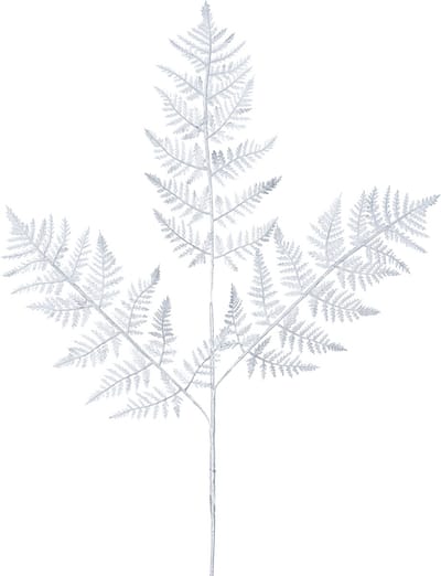 Easyplants | Kunsttak Varen 78 cm zilver | Zijde | Nepbloemen | zilver | Onderhoudsvrij | Kant-en-klaar