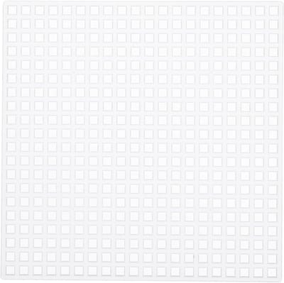 Plastic Gaas Vellen - Borduurmatten Knutsel - Hobby Projecten - Duurzaam Herbruikbaar - 10 Stuks 8x8 cm - Wit