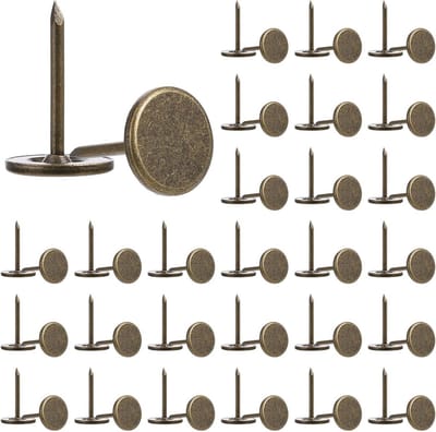 100x Decoratieve Bronzen Punaises voor Meubels en Prikborden