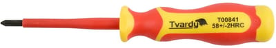 Tvardy Kruiskopschroevendraaier - Geïsoleerd - Ergonomisch - 80 mm - VDE-gecertificeerd