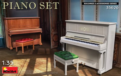 MiniArt Modelbouwpakket Militaire voertuigen - 35626 Piano Set Plastic - 1:35 - Modelbouw