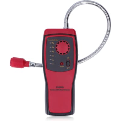 Brandbaar gasdetectoralarm Draagbare gaslektester Universeel voor fabrieken Garages black