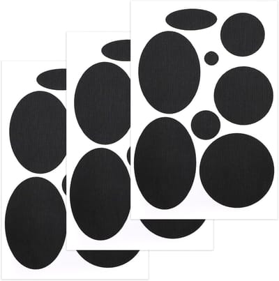 Herstel Patches voor Donsjacks, Zelfklevende Reparatie Patches voor Kleding, Tenten en Slaapzakken - Ideaal voor Buitenactiviteiten en Luchtbedden (Zwart)