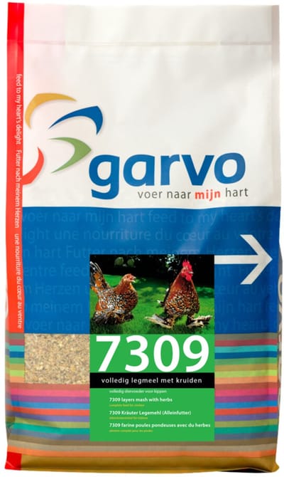 Garvo Kippenvoer Volledig Legmeel met Kruiden - 4 kg