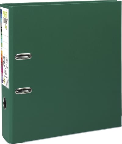 Exacompta 10x Prem'Touch® PP Ordner met hefboom - Rug 80mm - A4 maxi - Donkergroen - 53353E