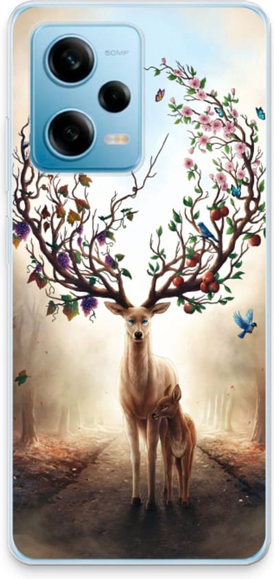 Case Company® - Hoesje geschikt voor Xiaomi Redmi Note 12 Pro 5G hoesje - Seasons Change - Soft Cover Telefoonhoesje - Bescherming aan alle Kanten en Schermrand