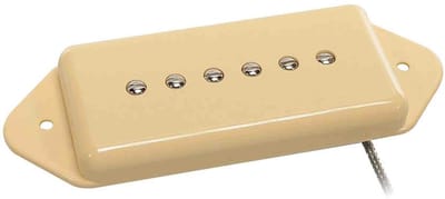 Boston VDE-46-BIV Single Coil Pickup - Alnico 5 bar-magneet, gevlochten afgeschermde bedrading, gewaxte enamel draad