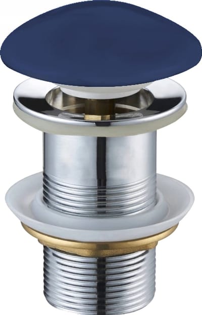 Mexen klik-klak ronde stop, mat donkerblauw keramiek - 79910-42