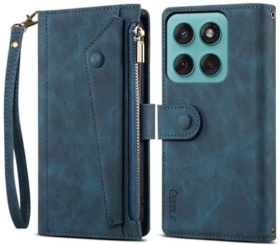 Coverup Hoesje - Geschikt voor Motorola Edge 60 / 60 Fusion Hoesje - Coverup Book Case met Portemonnee - Blauw
