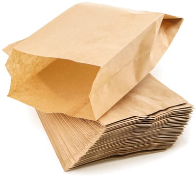 Dailygoods- Papieren Zakken - Bruin - Cadeauzakjes Papier - Broodzakken - Kleine Zakjes voor Snoep - 50 Stuks 9 x 15 x 5 cm - Duurzaam Kraftpapier