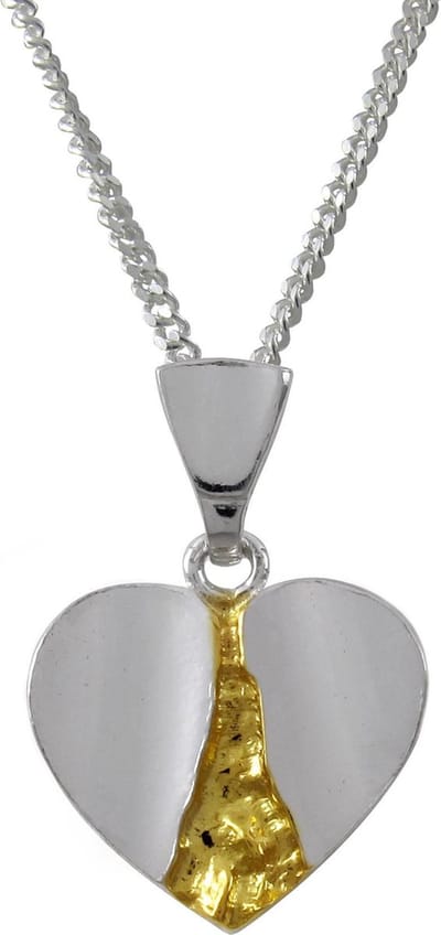 AuBor ®,  Hanger. Zilveren hart.