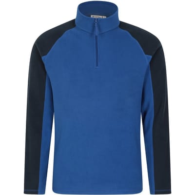 Mountain Warehouse Heren Ashbourne II Half Zip Fleece Top (Kobalt)