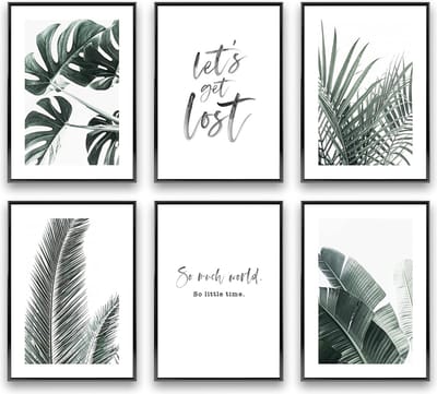 fotolijst \ Fotolijst Set - wanddecoratie / muurdecoratie Pack of 6 in A3 (30 x 42 cm)