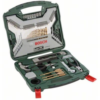 Bosch Accessories X-Line 2607019331 Boor- en bitassortiment 103-delig Metaal, Steen, Beton, Hout, Metselwerk
