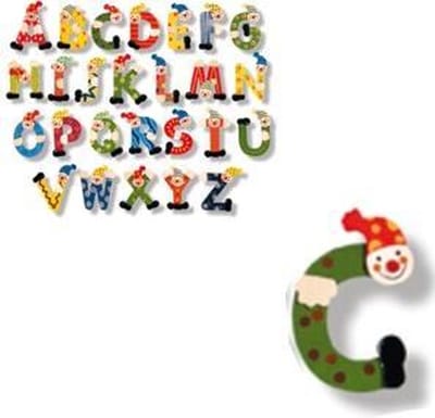 Houten naam letter C