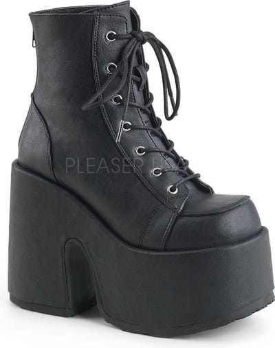 Camel-203 plateau enkellaars zwart - (EU 36 = US 6) - Demonia