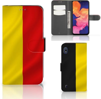 Samsung Galaxy A10 Bookstyle Case Belgische Vlag
