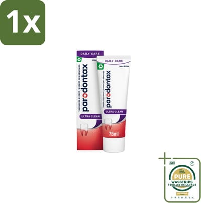 1 x Parodontax Tandpasta bij Bloedend Tandvlees Ultra Clean 75 ml- Bloedend Tandvlees - Tandpasta - Tandvleesbescherming - Tandplak - Fluoride