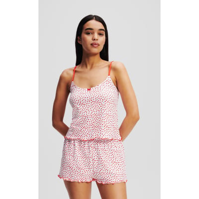 Karl Lagerfeld Karl Heart Cami Pj Set White-red Karl Heart Taglia: S | Biancheria intima Outlet | Donna | Bianco