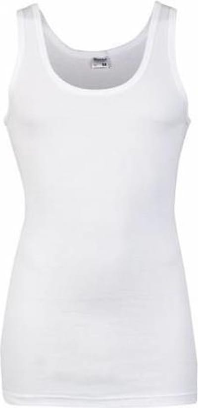 Heren hemd Briljant, elastisch katoen - Mannen onderhemd - XL - Wit