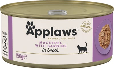 Applaws Makreel & Sardine - Kat - Natvoer - 24 x 156 gr