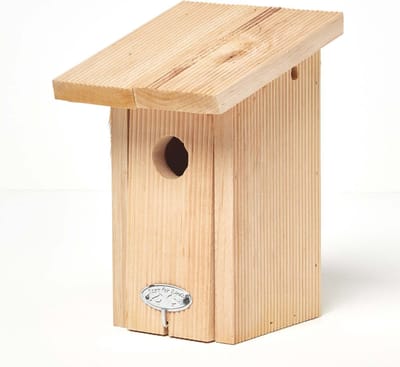 Homescapes Vogelhuisje van echt hout