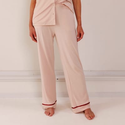 Coco & Cici - TENCEL Pyjama Broek Dames Powder Peach - XL